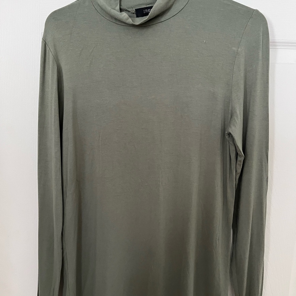 Studio Olive Green Casual Top